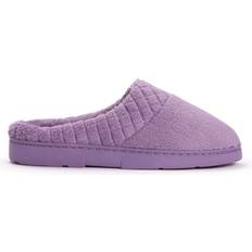 Purple Slippers Muk Luks Micro Chenille - Lavender