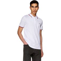 Diesel Cotton Polo Shirts Diesel T Smith Polo T Shirt White