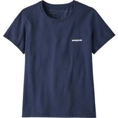 Patagonia Dame T-skjorter Patagonia Women's P-6 Mission Organic T-Shirt - New Navy