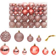 Rosa Juletrepynt vidaXL Baubles 100 Rose 3 Christmas Tree Ornament