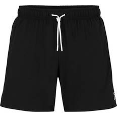 XXL Badehosen Hugo Boss Iconic Signature Stripe And Logo Swim Shorts - Black