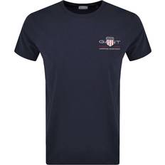 Gant Tops Gant Original Archive Crest T Shirt Navy