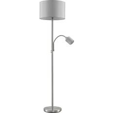 Lindby Bodenlampen Lindby Colima Nickel/White Bodenlampe