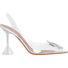 AMINA MUADDI Begum Glass Heel in Transparent