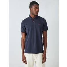 Gant Herren Poloshirts Gant Men Piqué Polo Shirt Blue