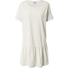 Urban Classics Women's Valance Tee Dress - Light Grey