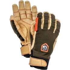 Brune - Herre Hansker & Votter Hestra Ergo Grip Active 5-Finger - Dark Forest/Natural Brown