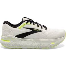 Running Shoes Brooks Ghost Max Grey/Black/Sharp Green Men's Shoes White