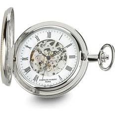 Pocket Watches Charles-hubert- paris 3859 two-tone mechanical pocket