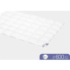 Schlafstil Daunen-Einziehdecke D600 Filz Weiß