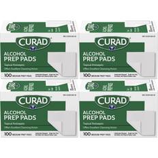 Cotton Pads & Swabs Curad alcohol prep pads thick swabs 400 pad swab disinfect
