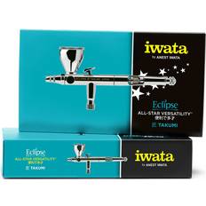 Iwata Eclipse HP-CS Airbrushing System with Silver Jet Air Compressor