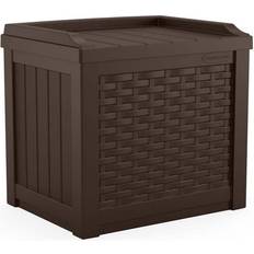 Plastic Patio Storage & Covers Suncast Wicker 22 Gallon Deck Box