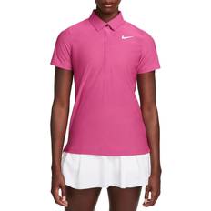 Nike Women's Dri-FIT ADV Tour Short-Sleeve Golf Polo in Pink, DR5665-615