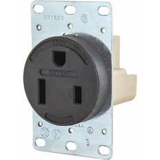 Electrical Outlets Sim Supply Receptacle Black 50 A 2P3W Back 1PK 9650FR