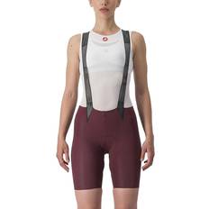 Castelli Hosen & Shorts Castelli 4522046-625 Free AERO RC W BIBSHORT Shorts Women's Deep Bordeaux