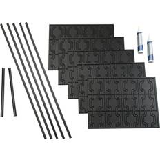 ACP N77 Fasade Chain Vinyl Wall Tile Kit 5 Panels Matte Coverings Adhesives Backsplash Panels