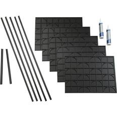 ACP N76 Fasade Crescent Vinyl Wall Tile Kit 5 Panels Matte Adhesives Backsplash Panels