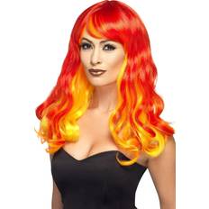 Smiffys Adult Ombre Devil Flame Wig
