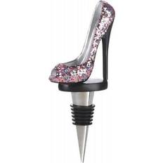 Accent Plus GLITTER SHOE WINE Bottle Stopper