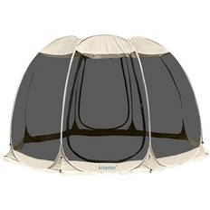 Pop up screen tent Alvantor Screen House Room Camping 12x12 Ecru Instant Canopy
