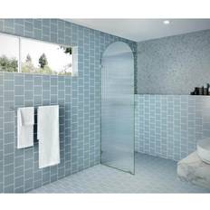 Showers Glass Warehouse Maven Frameless Shower Door Arched Fluted