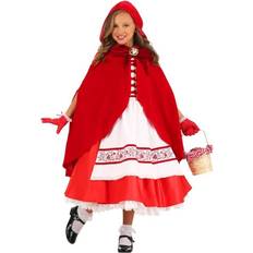 Fun Premium Realistic Girls Red Riding Hood Costume
