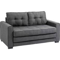 Homcom Folding Grey Sofa 147.5cm Zweisitzer