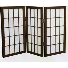 Oriental Furniture Window Pane Shoji Screen Room Divider 36x26"