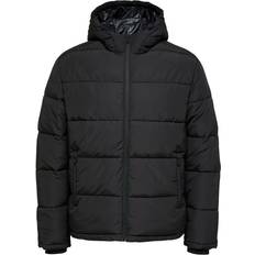 Selected Harry Padded Puffer Jacket - Black