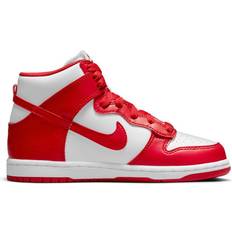 Nike Dunk High PS - White/University Red