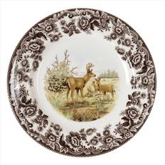 Spode Woodland 8"" Bone Salad Dessert Plate