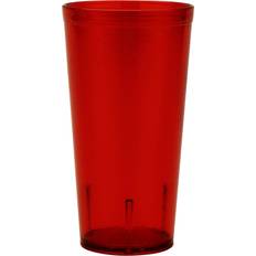 Red Tumblers G.E.T. Heavy-Duty Restaurant Plastic/Acrylic Tumbler