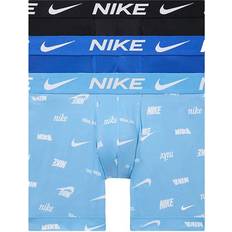 Nike Men Men's Underwear Nike Men's Dri-FIT Essential Micro Pack Boxer Briefs Blue