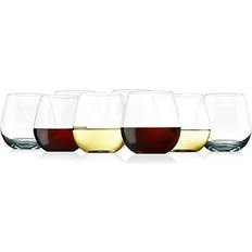 Oven Safe Glasses NutriChef 15oz Stemless Wine Glass