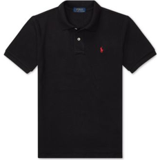 L Polo Shirts Children's Clothing Polo Ralph Lauren Big Boy's The Iconic Mesh Polo Shirt - Black