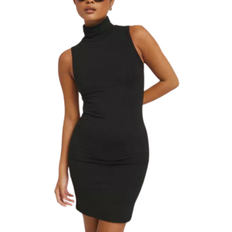 Nelly Polo Neck Dress - Black