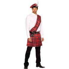 Around the World Costumes Dreamgirl Sexy Scottish Men's Kilt Costume