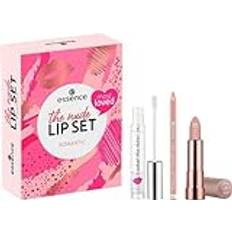 Essence Geschenkboxen & Sets Essence the nude lip set romantic, Lippenstift, acetonfrei, vegan, ohne Mikroplastikpartikel, glutenfrei, 1er Pack 3pcs