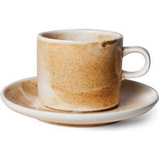 HKliving Ceramics Cup Saucer Becher