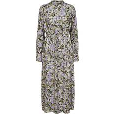 Selected Katrin Floral Maxi Dress - Sandshell