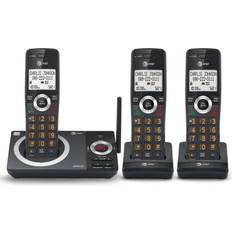 At&t cordless phones AT&T cl82319 expandable cordless phone 3 handsets speakerphone answering