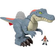 Fisher Price Actionfiguren Fisher Price Imaginext Jurassic World Spielzeug-Dinosaurier, Ultra Snap Spinosaurus mit Licht, Geräuschen und Schnappbewegung, inklusive Figur für Kinder im Vorschulalter, HML41