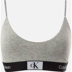 Bomull BH-er Calvin Klein Unlined Bralette P7A Grey Heather