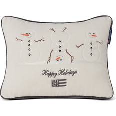 Lexington Snowmen Embroidered Komplett pyntepyte Hvit (40x30cm)