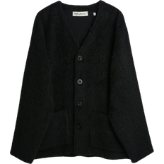 Men - Polyester Cardigans Our Legacy Cardigan - Black Mohair