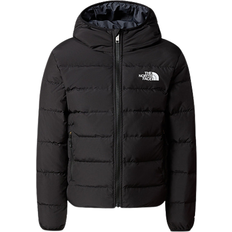 Down Jackets - Girls Children's Clothing The North Face Girl's Reversible North Down Hooded Jacket - Black (NF0A84N6-JK3)