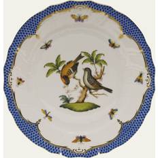 Herend Rothschild Blue Motif 12 Dinner Plate