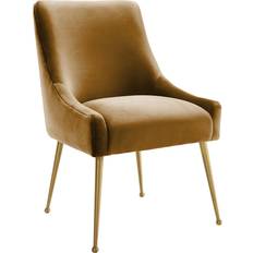 Kitchen Chairs TOV Furniture Beatrix Cognac Velvet Kitchen Chair