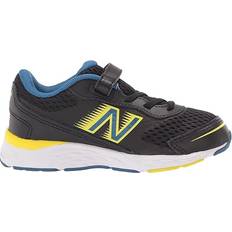 New Balance Kid's 680 V6 - Black/Oxygen Blue/Sulphur Yellow